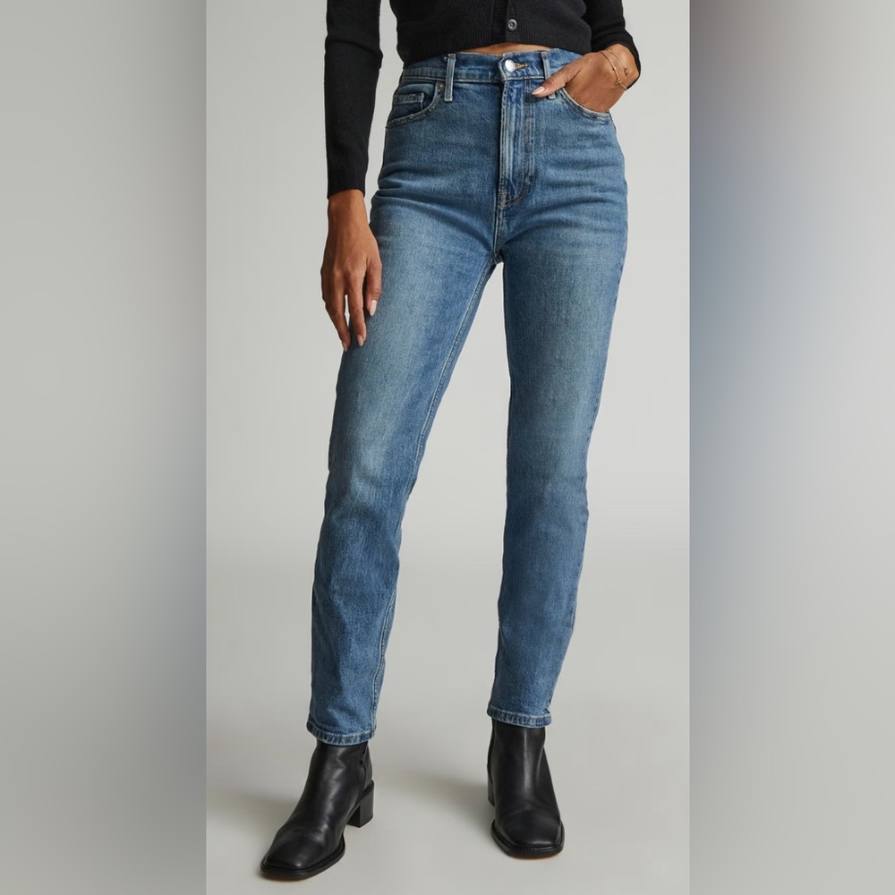 Everlane Women's OG Cheeky Jean — Straight Leg Jeans in Blue